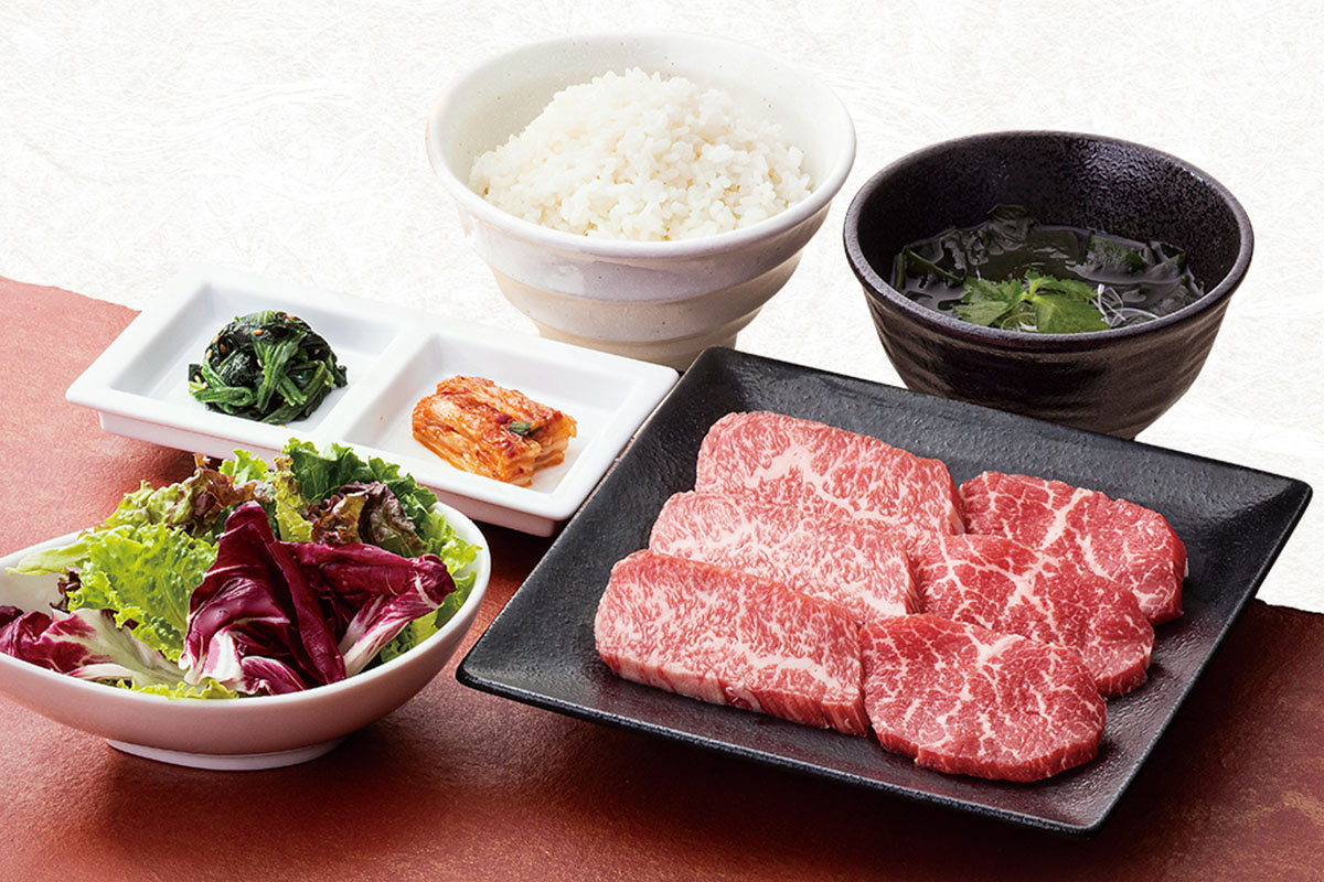和牛カルビと国産牛ロース盛合せセット