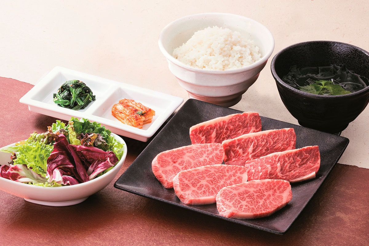 国産牛上カルビと特選ハラミ盛合せセット