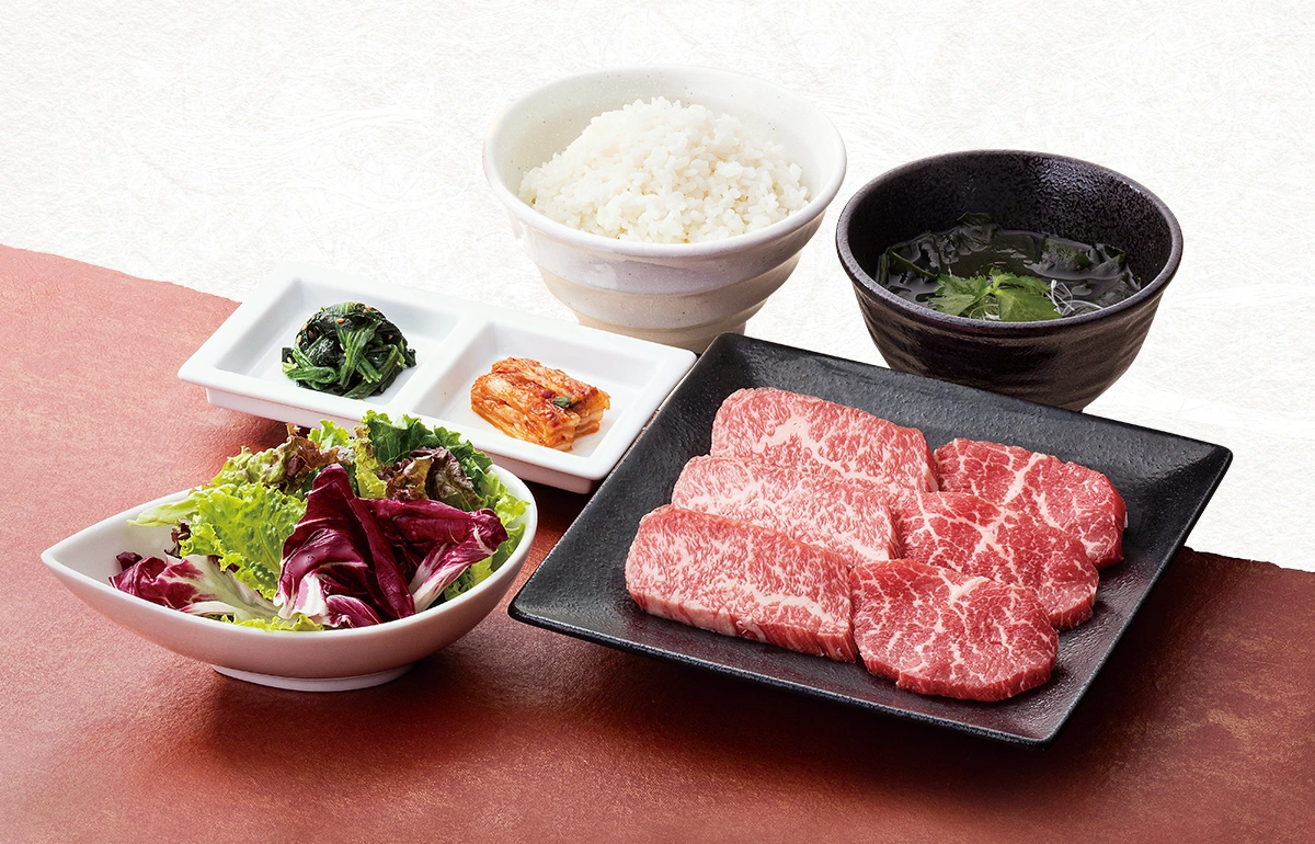 和牛カルビと特選ハラミ盛合せセット