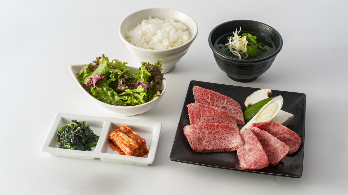 和牛特上カルビと和牛特上ロース盛合せセット